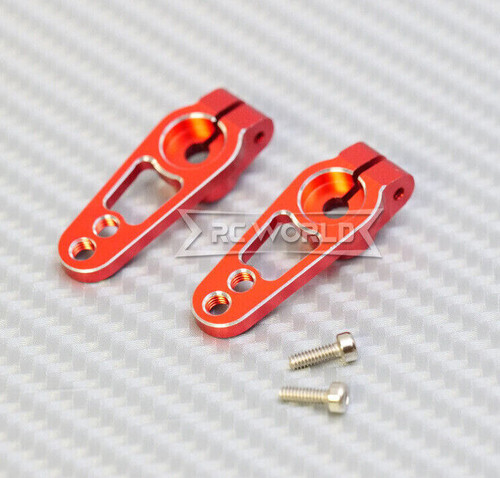 RC Servo HORN 25T Aluminum Low Profile (2 HORNS) - RED -