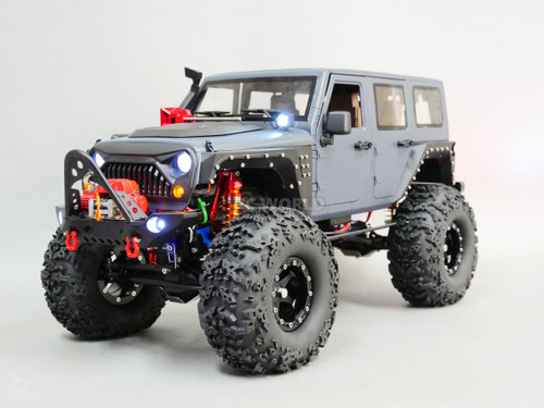 1/10 RC JEEP WRANGLER RUBICON 2-SPEED Rock Crawler 8.4V *RTR*