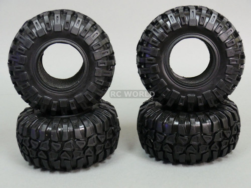RC 1/10 Truck TIRES 130MM KNOBBY TIRES W/ Foam 2.2 BEADLOCK Rock Crawler (4PCS)