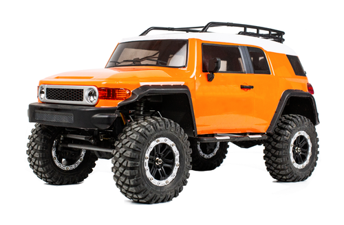 RC 1/10 TOYOTA FJ Cruiser 4X4 Truck 2-Speed Diff Locks *RTR* ORANGE