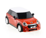 RC 1/76 Micro Car MINI COOPER w/ LED Lights -RED-