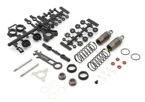 Kyosho OPTIMA MID Parts FRONT DAMPER SHOCKS *Gun Metal* #OTW151