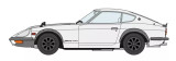 Hasegawa Nissan Fairlady 240Zg Custom Wheel Plastic Model kit