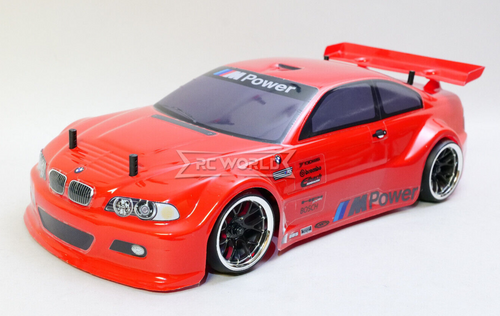 RC 1/10 Car BMW M3 e46 DRIFT AWD Car RTR -RED -