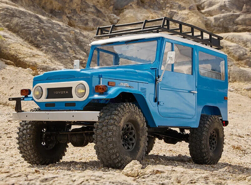 RC 1/10 TOYOTA FJ40 Scale Truck 4X4 W/ LED Lights *RTR* -BLUE-