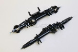 Axial Wraith Metal Upgrade AXLES Front + Rear w/ Internal Gears BLACK
