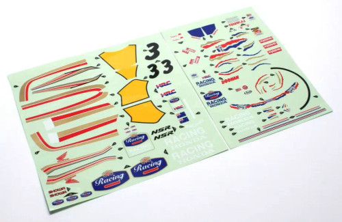 Kyosho 1/8 HOR DECALS STICKER Sheet NSR500 HOR Bike #GPD102