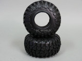 RC 1/10 Truck TIRES 130MM KNOBBY TIRES W/ Foam 2.2 BEADLOCK Rock Crawler (4PCS)