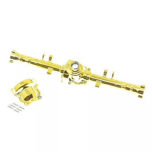 RedCat GOLD CHROME Parts REAR AXLE HOUSING #RER25826