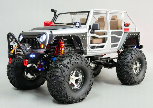 RC 1/10 JEEP Wrangler Rubicon Hard BODY Bikini Top W/ Nerf Bar Doors -KIT-