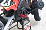 For 1/4 Losi Promoto Bike FOOT PEGS SET Metal Upgrade #MX014 -BLUE-