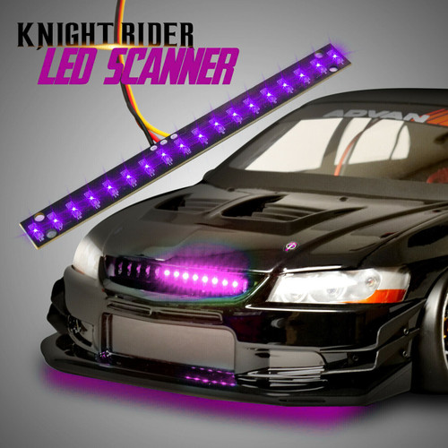 1/10 RC LED Scanner KNIGHT RIDER Effect Light Bar PURPLE