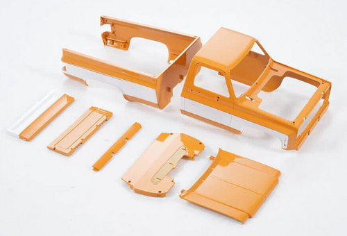 FMS 1/18 CHEVY K10 Body Shell -YELLOW/WHITE-