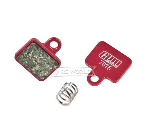 For 1/4 Losi Promoto Bike FRONT BRAKE PAD (2PCS) Metal Upgrade #MX035/SPN -RED-