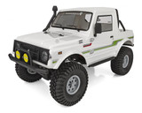 RC 1/10 Truck Body SUZUKI SAMURAI Pick Up Shell Enduro Bushido -WHITE - 300MM