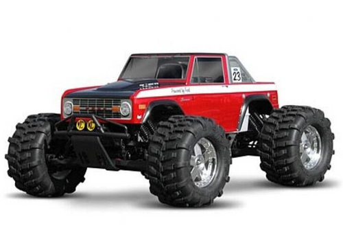 RC Truck BODY Shell 1973 FORD BRONCO -CLEAR- #7176