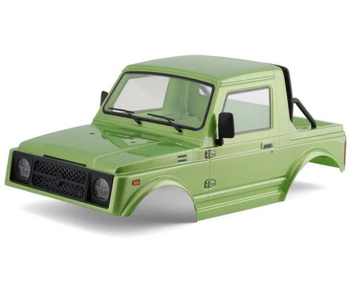 RC 1/10 Truck Body SUZUKI SAMURAI Pick Up Shell Enduro Bushido -GREEN - 300MM