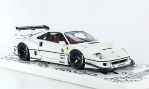 1/18 FERRARI F40 LBWK Liberty Walk Resin Model Car -WHITE-