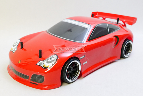 RC 1/10 PORSCHE TURBO AWD Drift Car RTR -RED-
