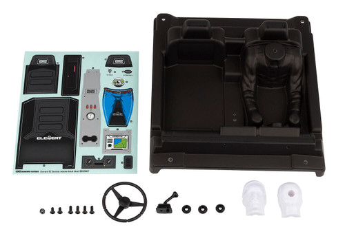 Associated 1/10 Truck INTERIOR For Enduro Truck Bodies -BLACK-