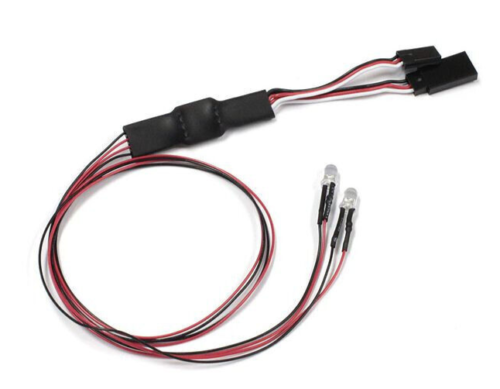 Kyosho LED Light Unit 5mm (2) Bulbs WHITE #97054-2B