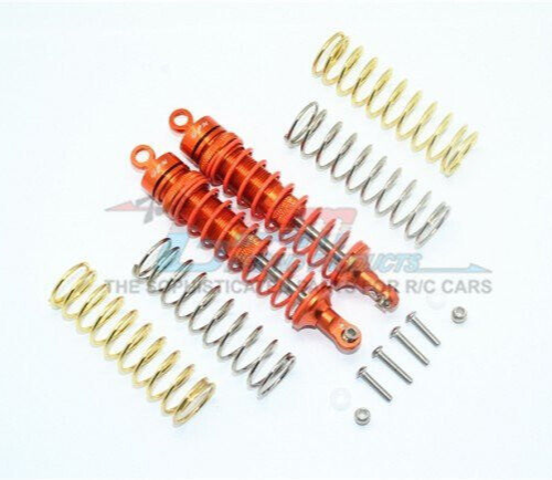 GPM Metal SHOCKS 105mm For Traxxas Rustler Slash Stampede RUS4102R-Red (2PCS)