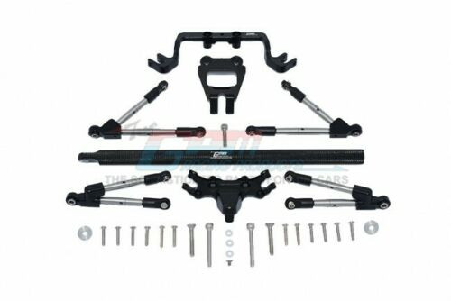 GPM Traxxas Hoss Stablizer Brace Bars Metal Upgrade #HS049FR25 -BLACK-