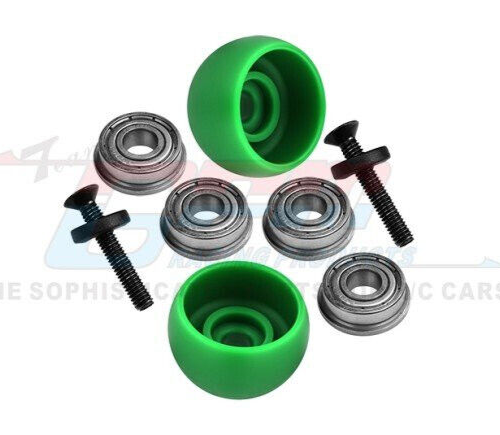 For 1/4 Losi Promoto Bike LEAN BAR WHEELS Upgrade (2PCS) #MX040 -GREEN-
