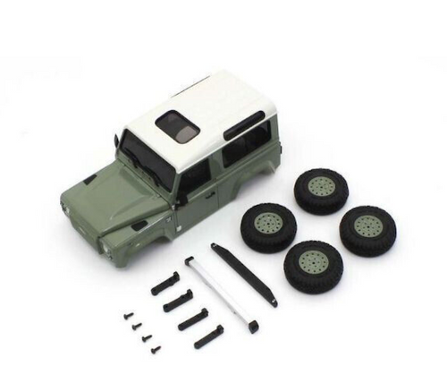 Kyosho RC 1/28 Mini Z Land Rover DEFENDER 90 Heritage BODY Shell MXBT07GR